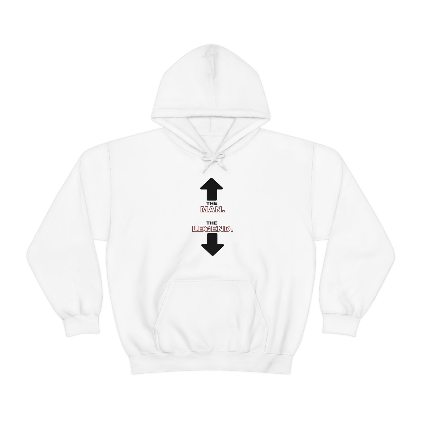 "The Man The Legend" Hooded Sweatshirt