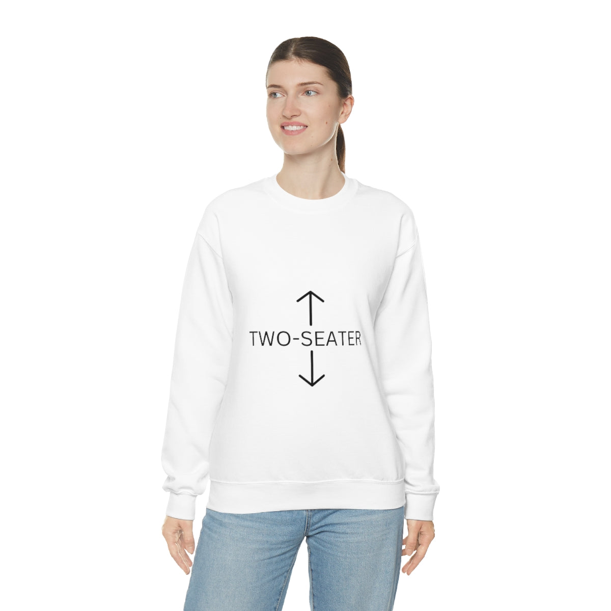 "Two-Seater" Long Sleeve Sweatshirt