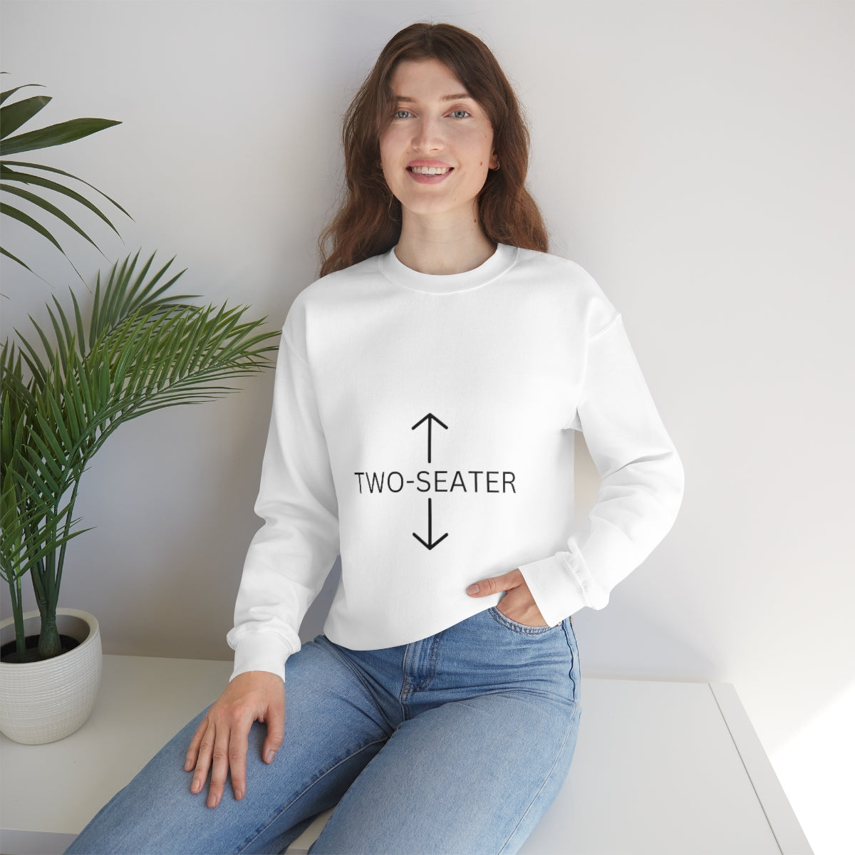 "Two-Seater" Long Sleeve Sweatshirt