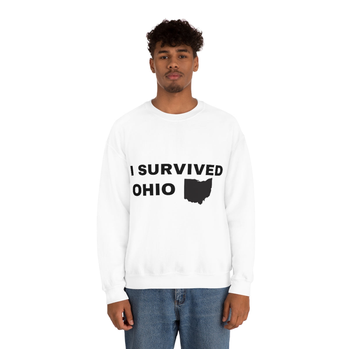 "I Survived Ohio" Long Sleeve Sweatshirt