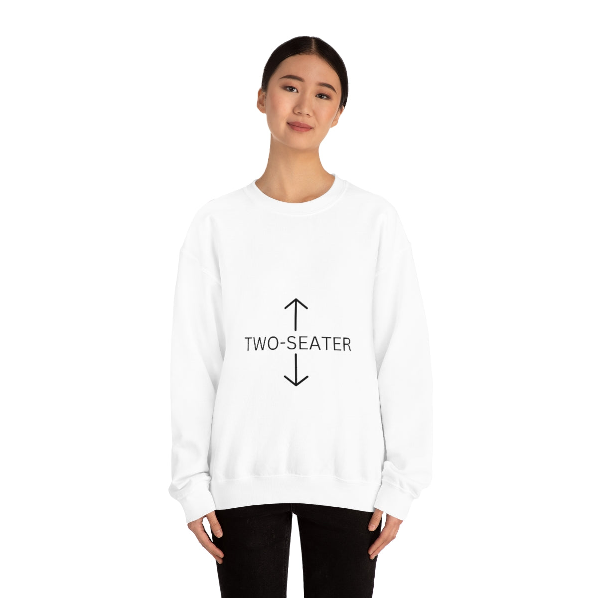 "Two-Seater" Long Sleeve Sweatshirt